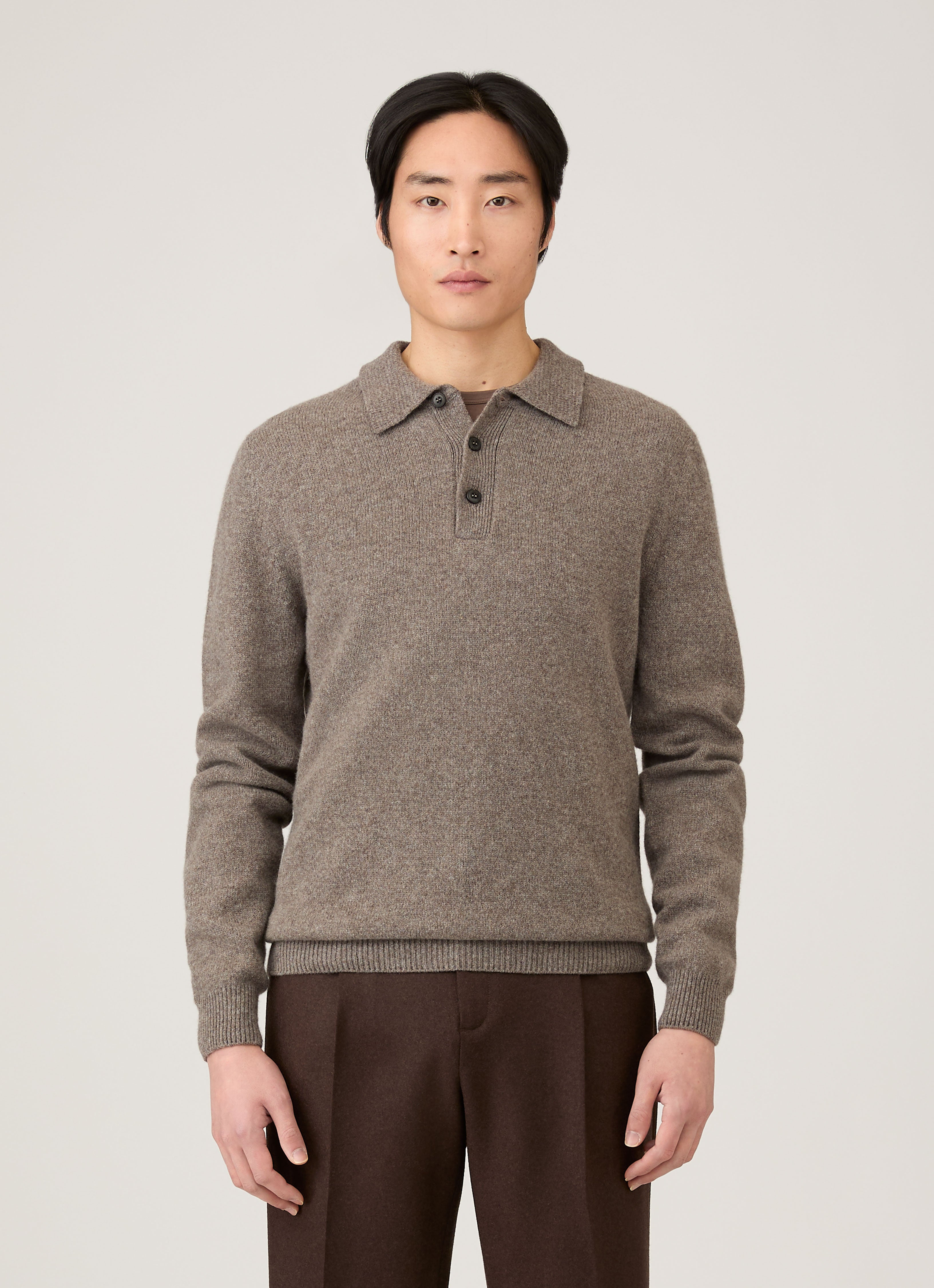 CLESSTE SLUB PILE KNIT POLO ニットポロ Clesste SLUB PILE KNIT POLO