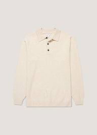 Lambswool Knitted Polo Shirt