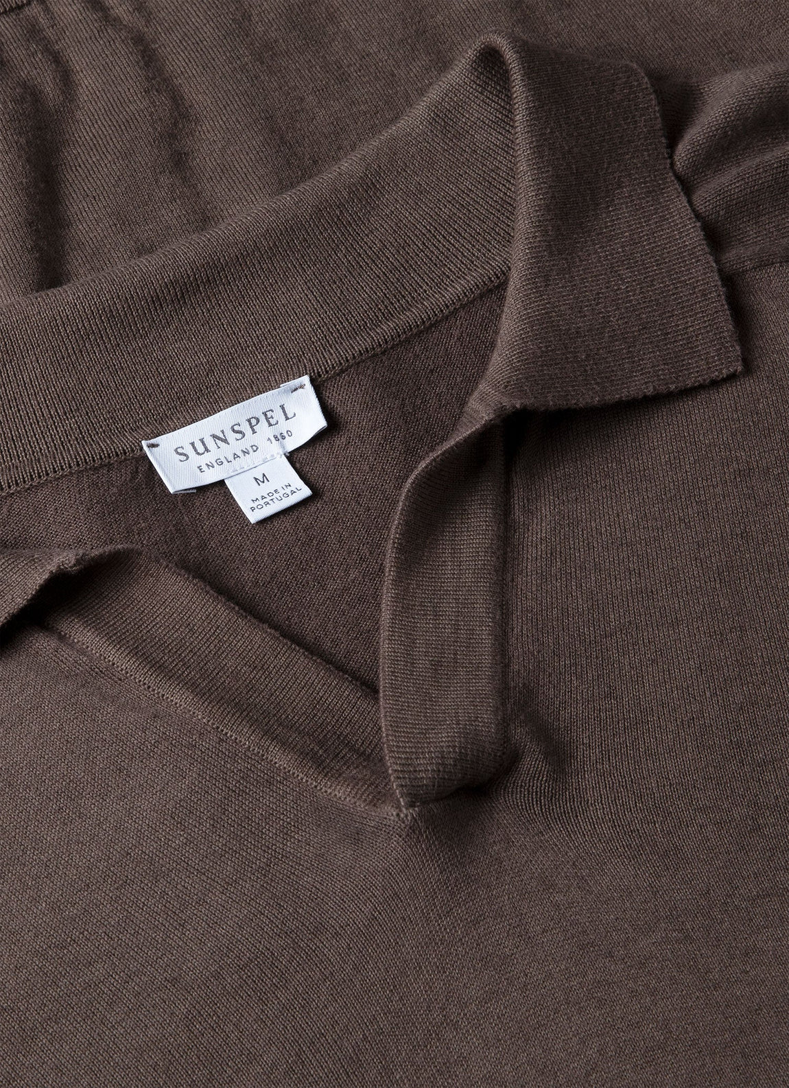 Men's Sea Island Cashmere Polo Shirt in Cedar | Sunspel