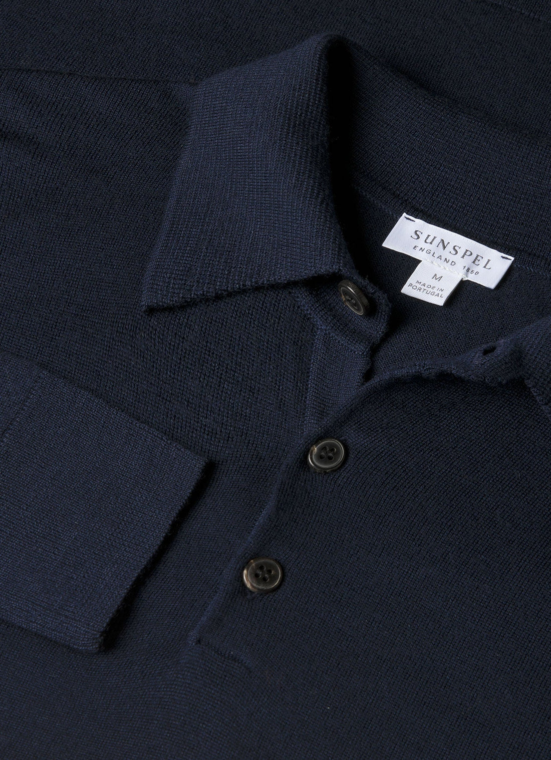 Extra‑Fine Merino Knitted Polo Shirt