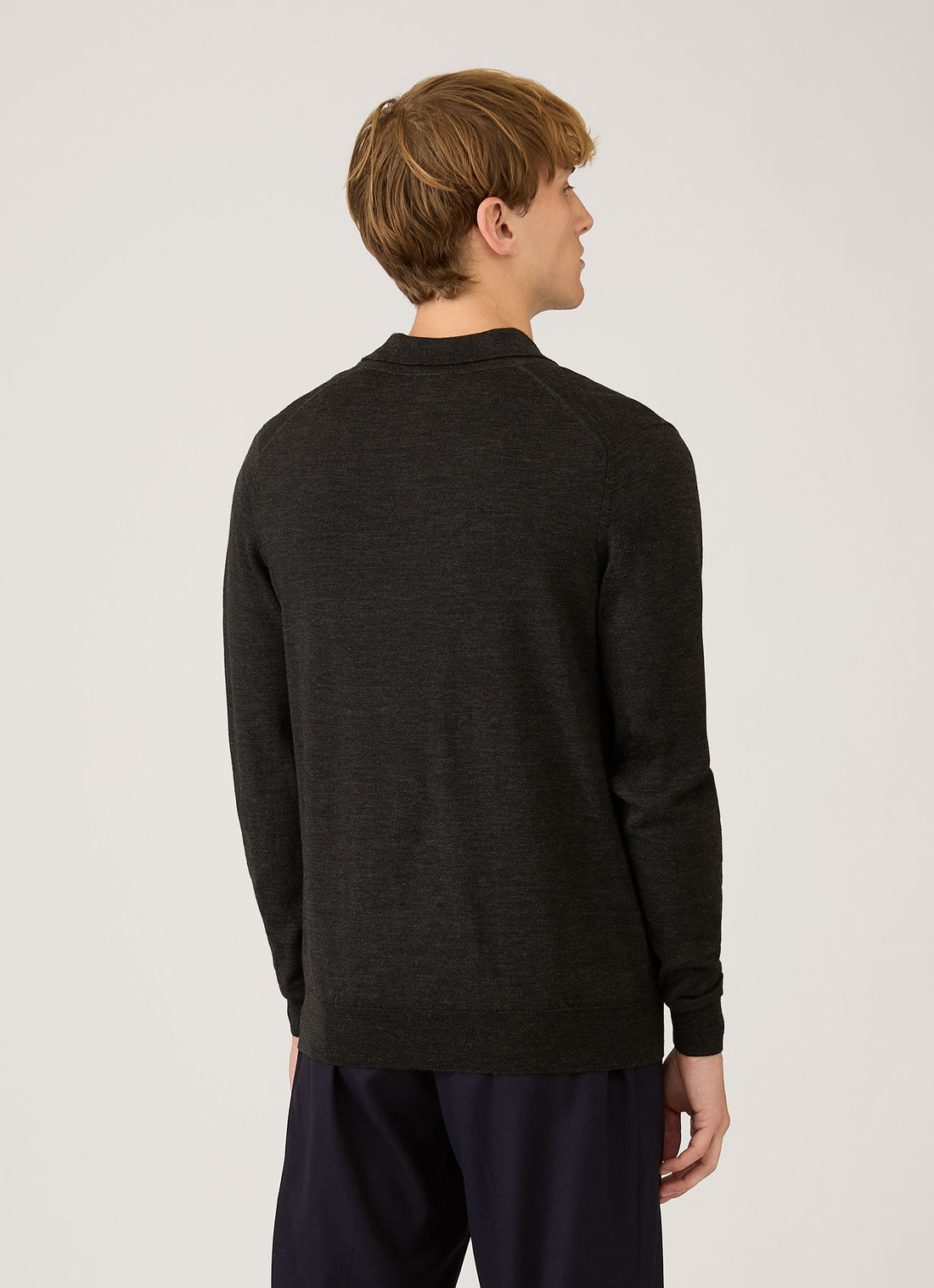Extra‑Fine Merino Knitted Polo Shirt