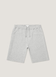 Men's Loopback Shorts in Grey Melange