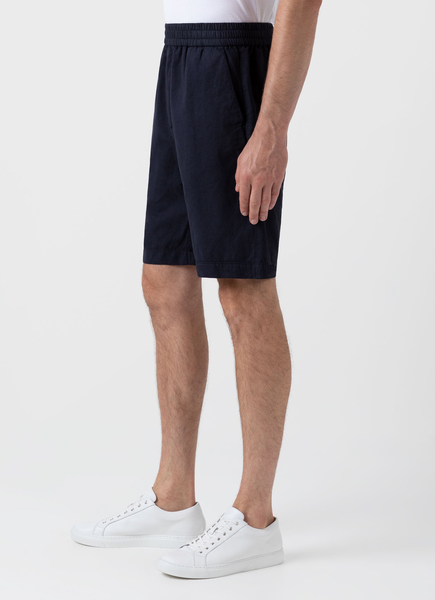 Cotton Linen Drawstring Shorts