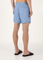 Men's Tailored Swim Shorts in Vintage Blue