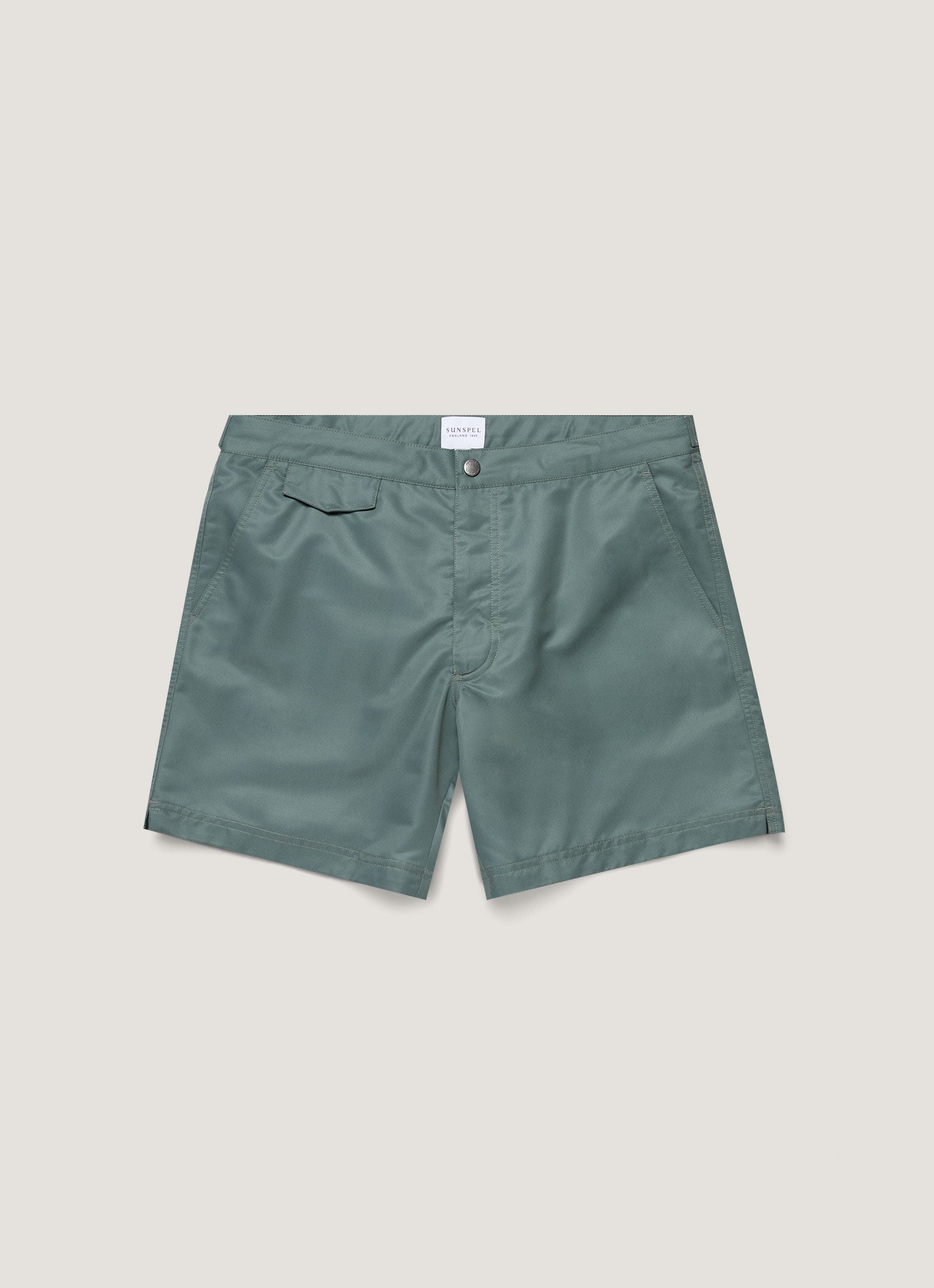 Men's Tailored Swim Shorts in Dusk Green