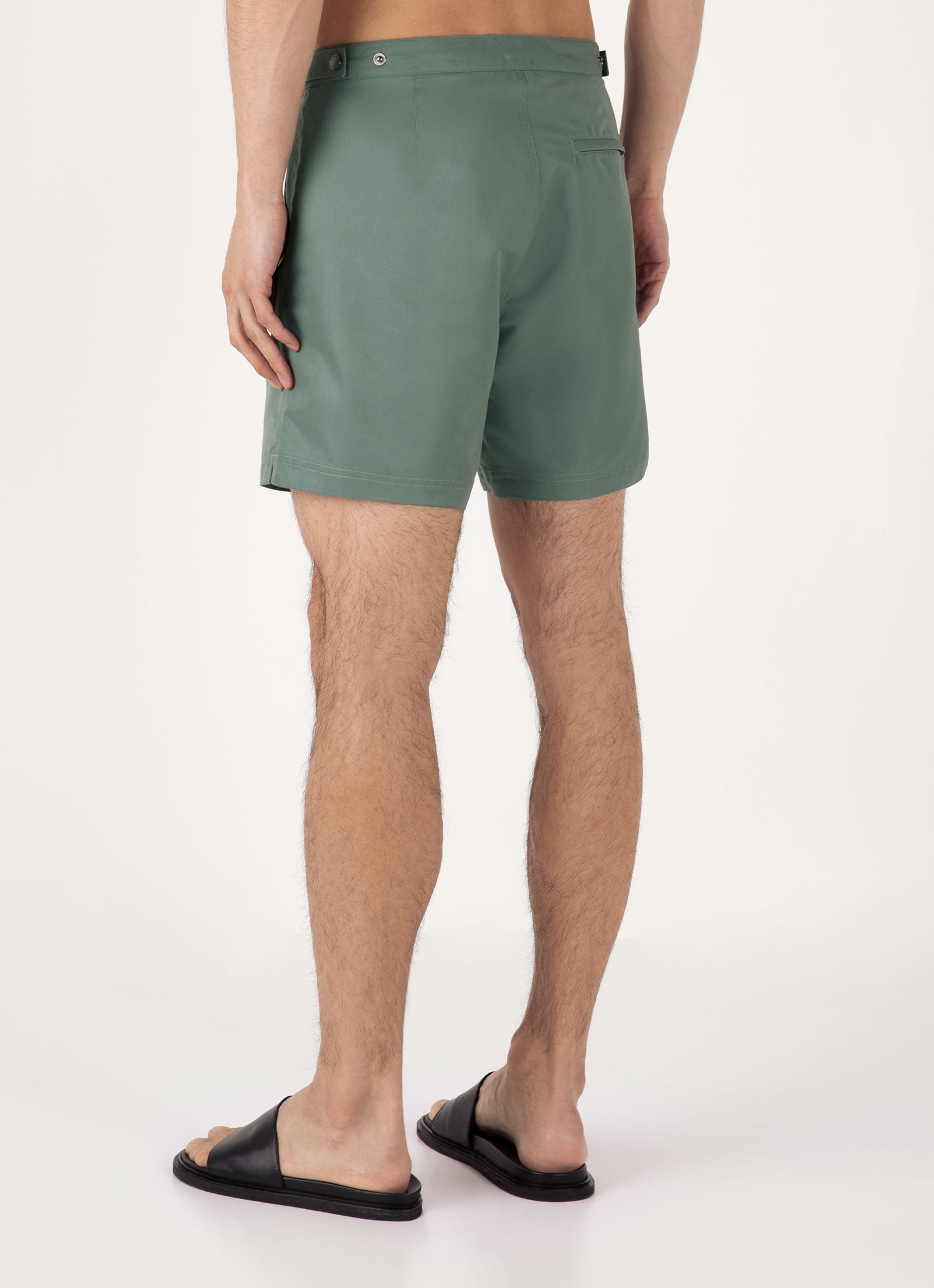 Men's Tailored Swim Shorts in Dusk Green
