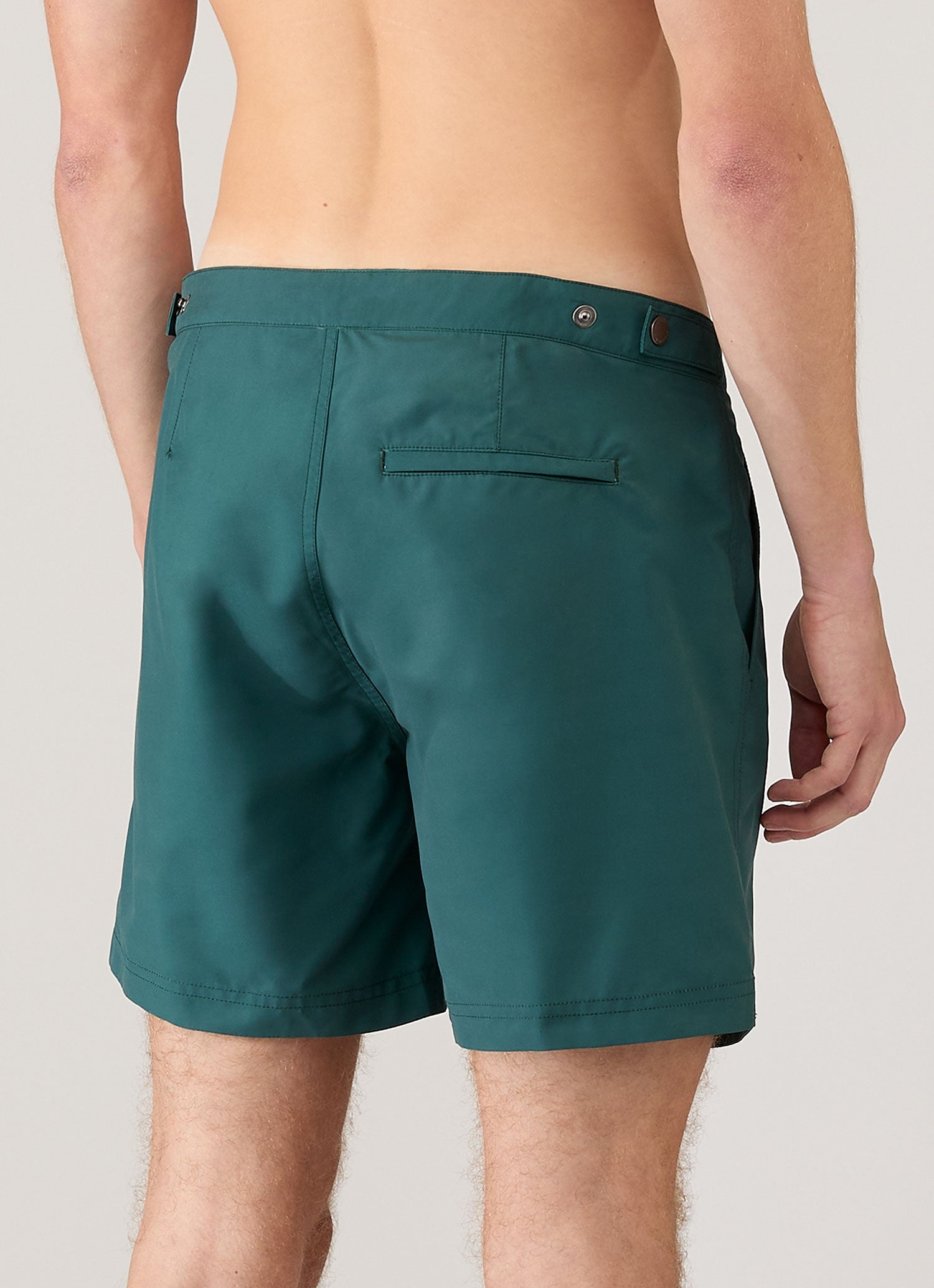 Men's Tailored Swim Shorts in Forest