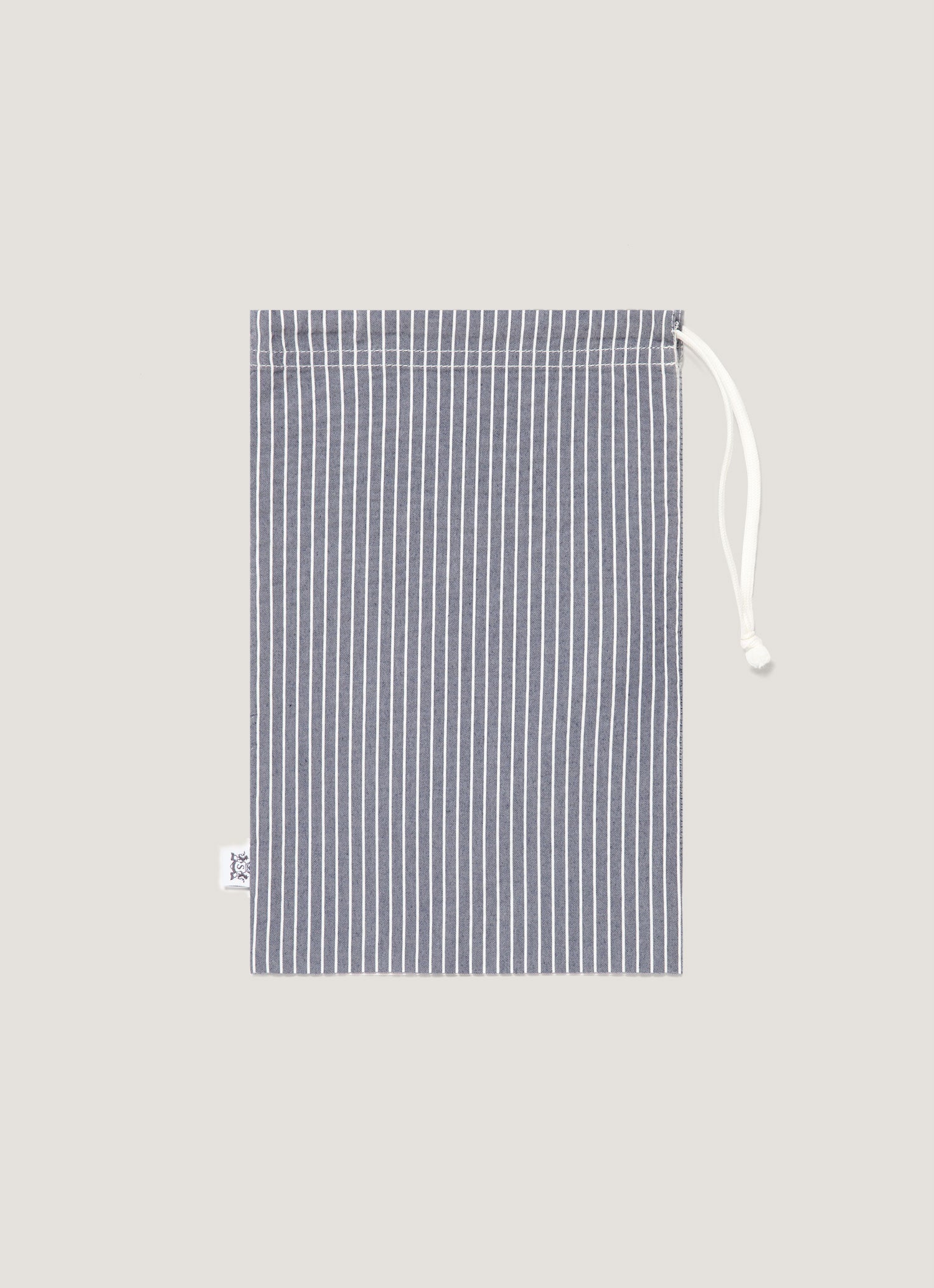 Men's Seersucker Swim Shorts in Navy/White