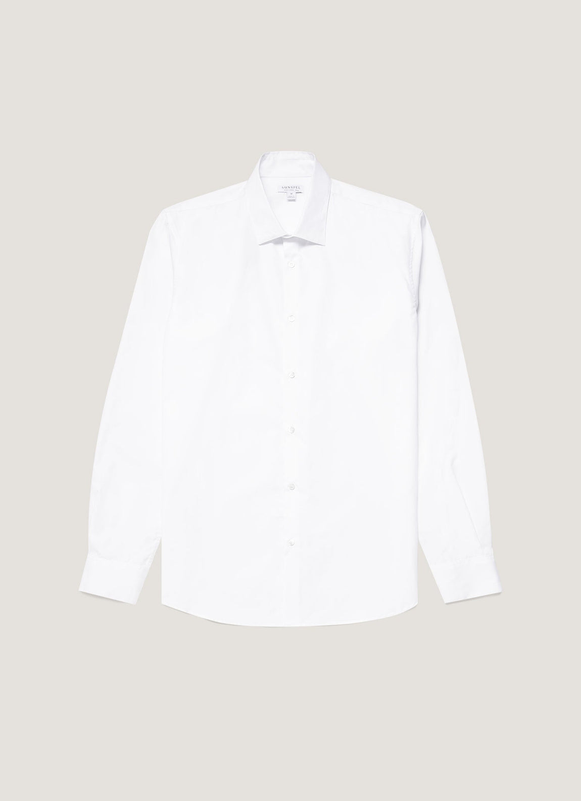 sea island cotton dress shirts Sunspel White Sea Island Cotton Shirt