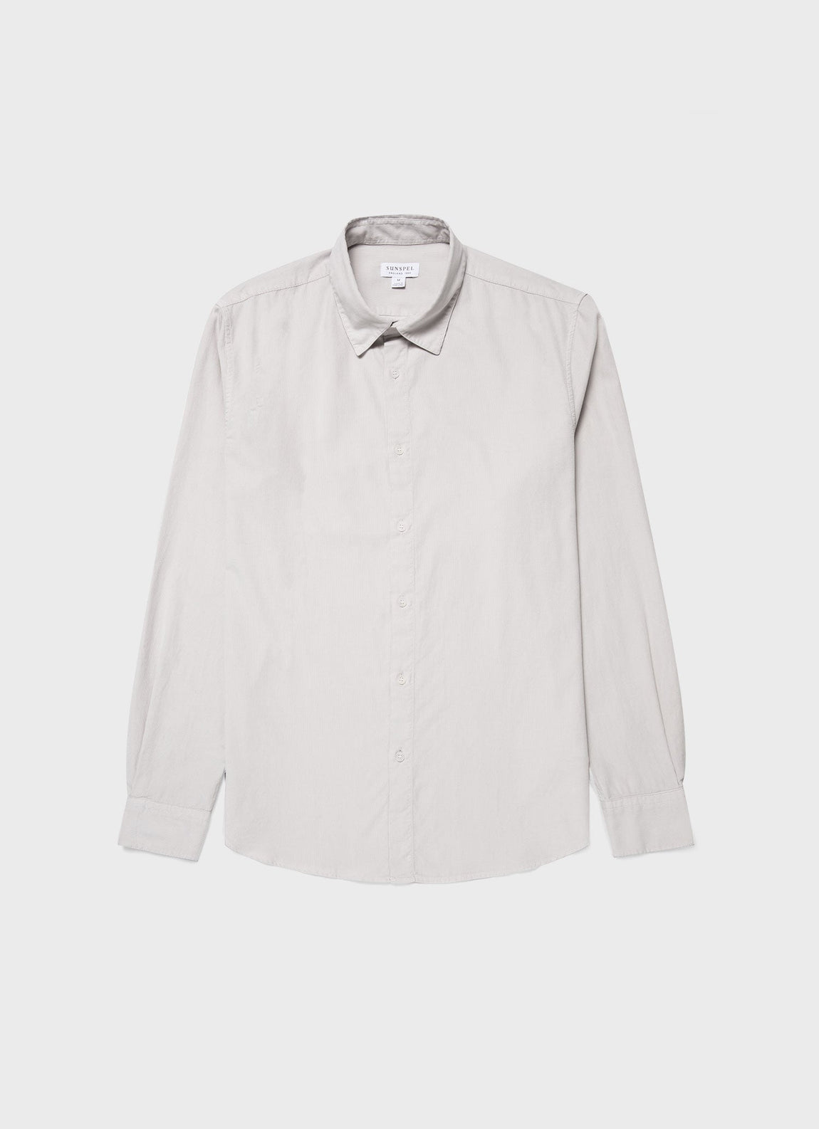 Men's Fine Cord Shirt in Putty