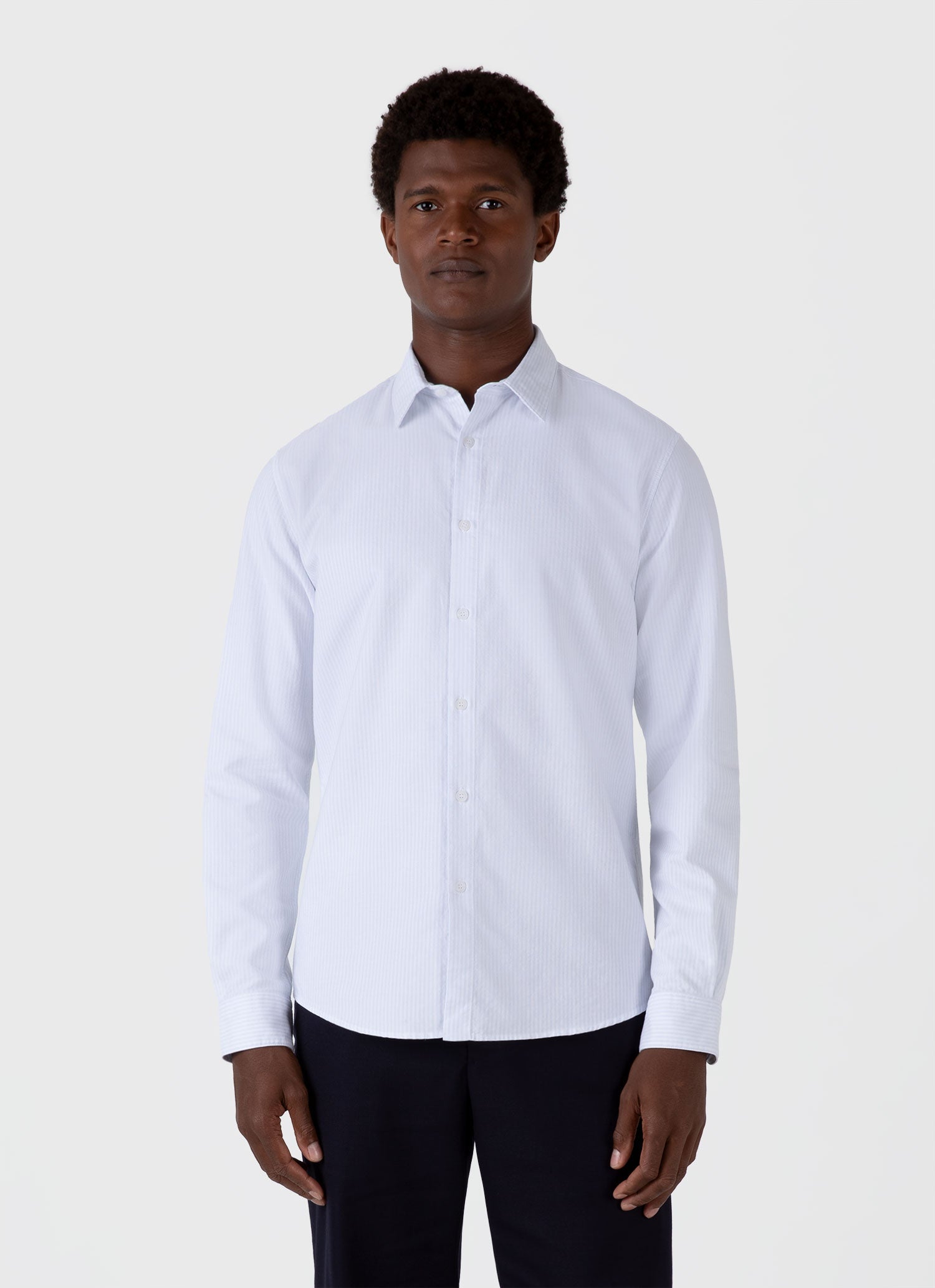 Men's Oxford Shirt in Light Blue