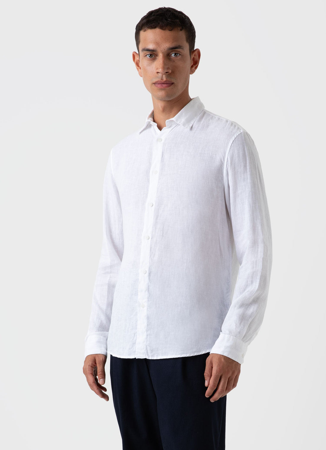 Mens Linen Shirt Dress Shirt White Shirt Wedding Linen -  Israel