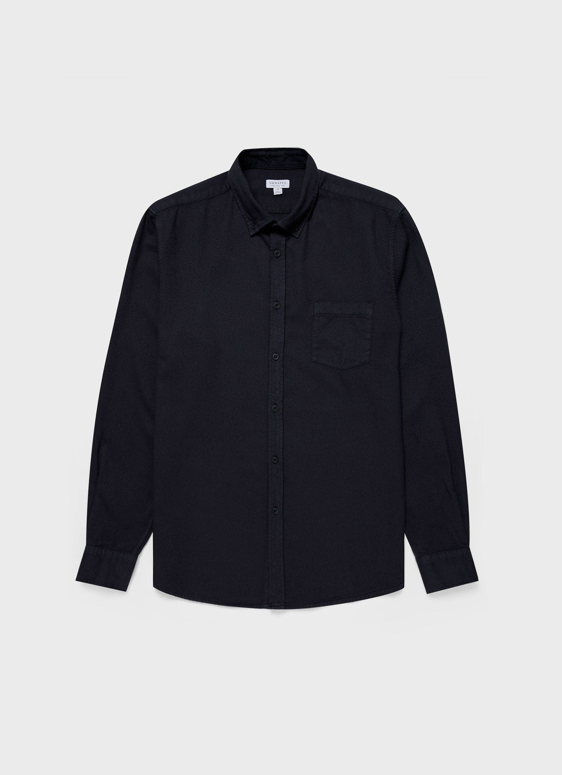 Men's Button Down Flannel Shirt in Navy