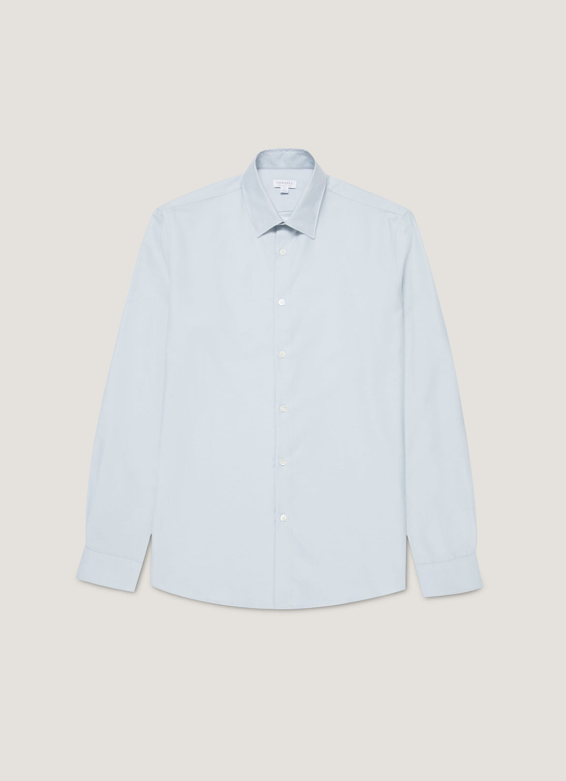 Men's Cotton Cashmere Shirt in Light Blue