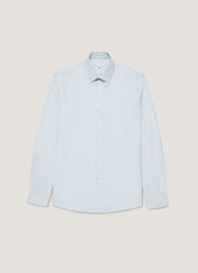 Men's Cotton Cashmere Shirt in Light Blue
