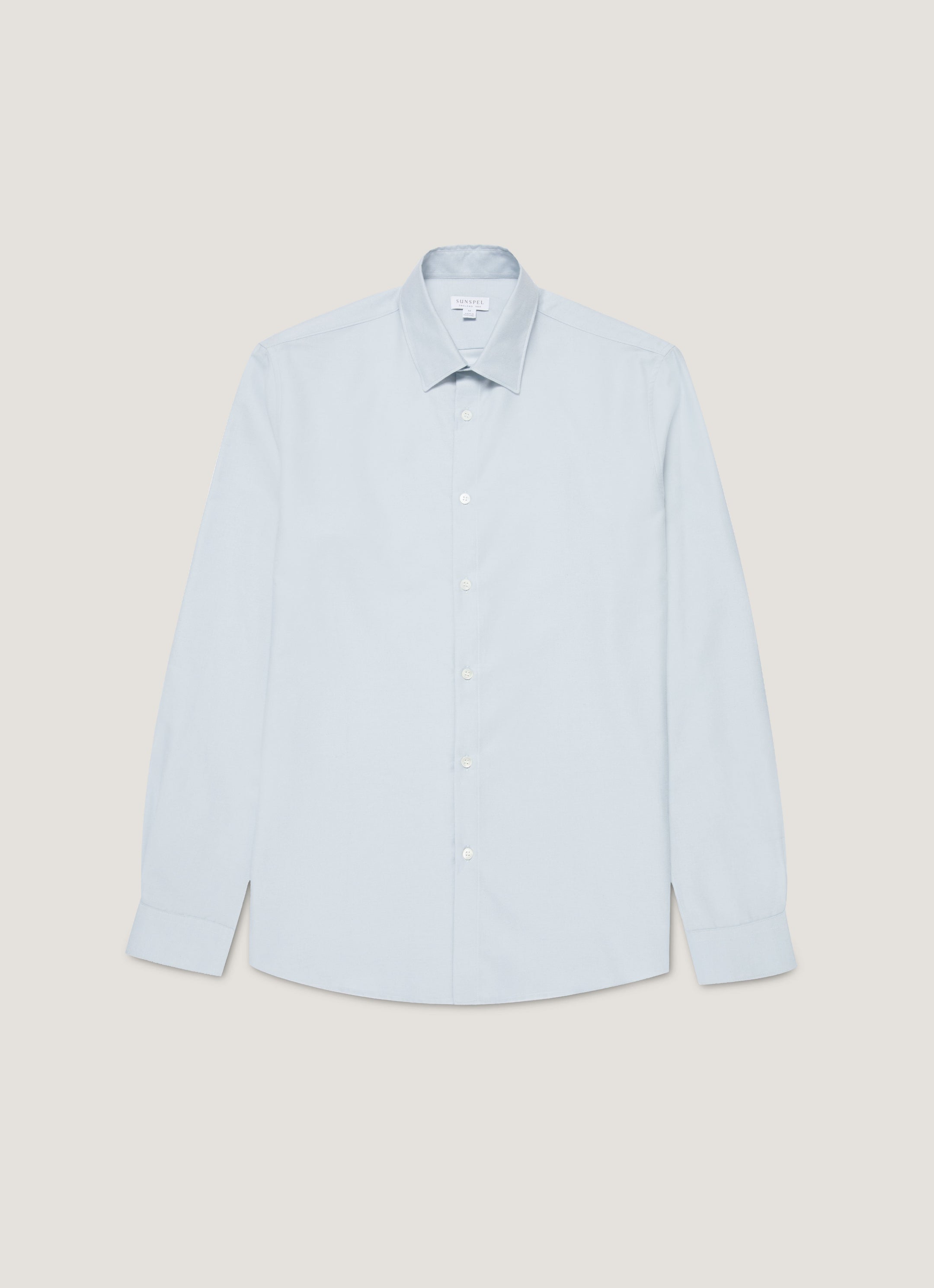 Men's Cotton Cashmere Shirt in Light Blue