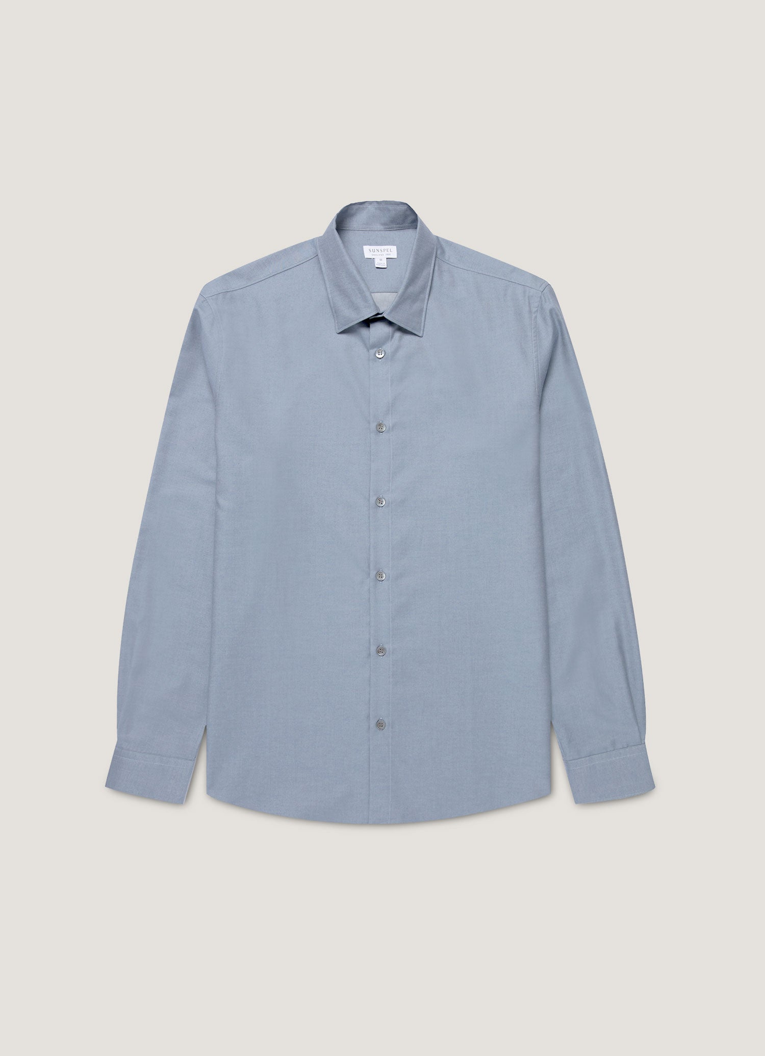 Men's Cotton Cashmere Shirt in Dark Blue