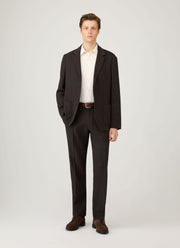 Men's Cotton Cashmere Shirt in Warm White