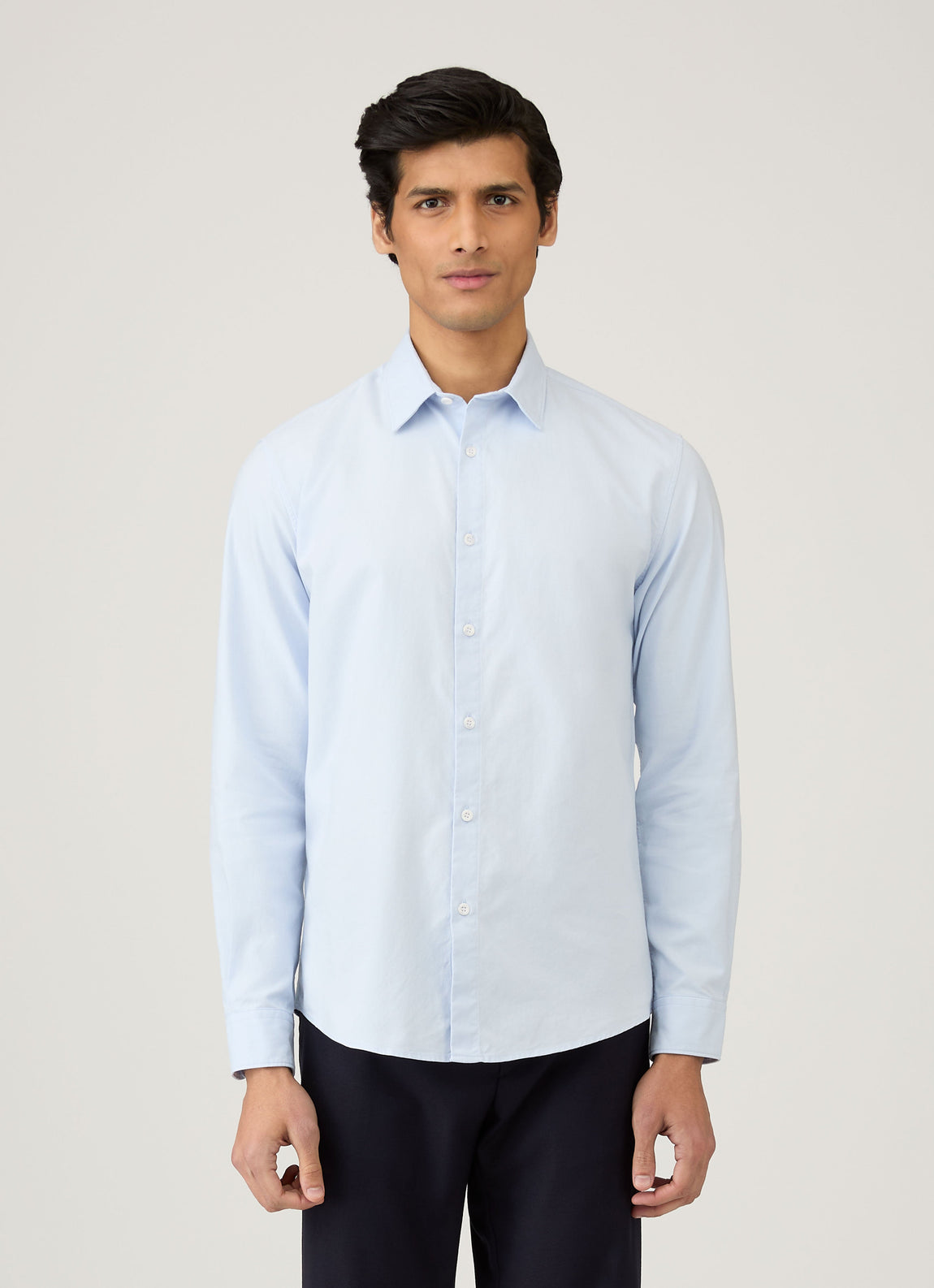 Men's Oxford Shirt in Light Blue