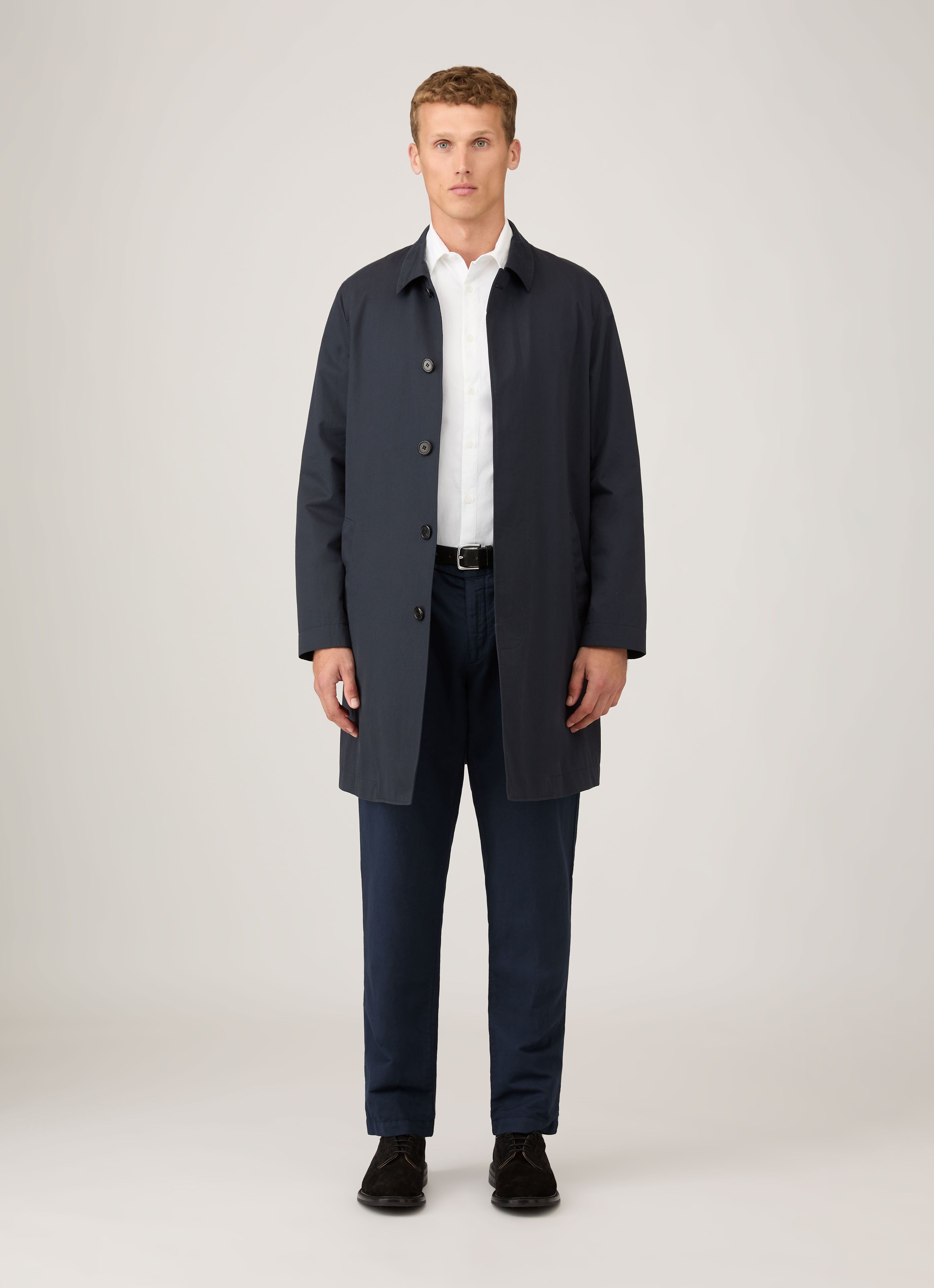 Men's Oxford Shirt in White | Sunspel