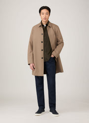 Men's Fine Cord Shirt in Dark Green