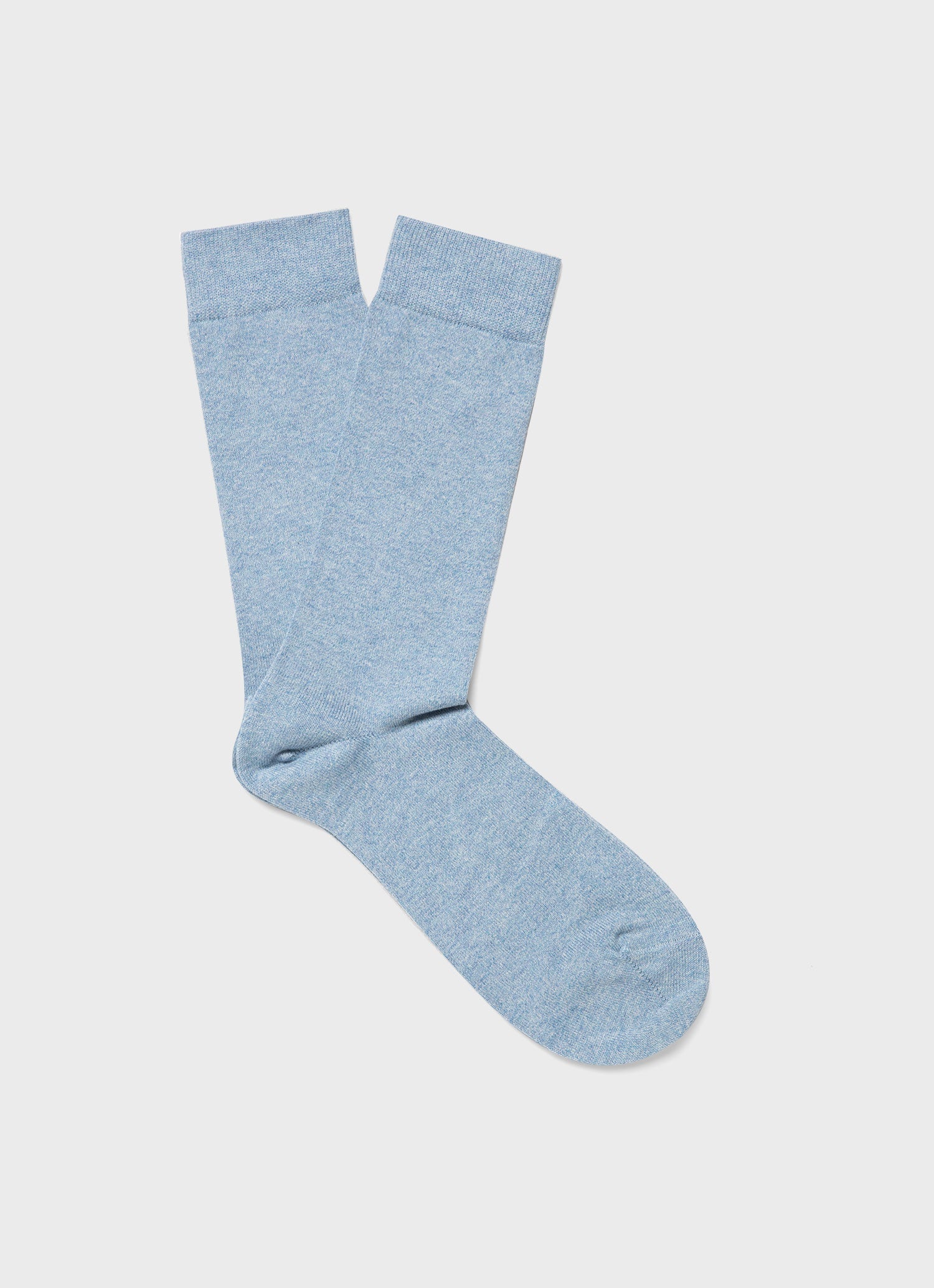 Men's Cotton Socks in Light Blue