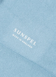 Men's Cotton Socks in Stone Blue