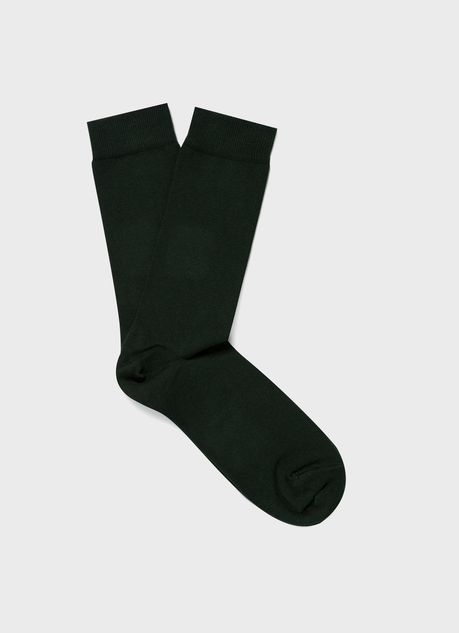 Men's Cotton Socks in Holly Green