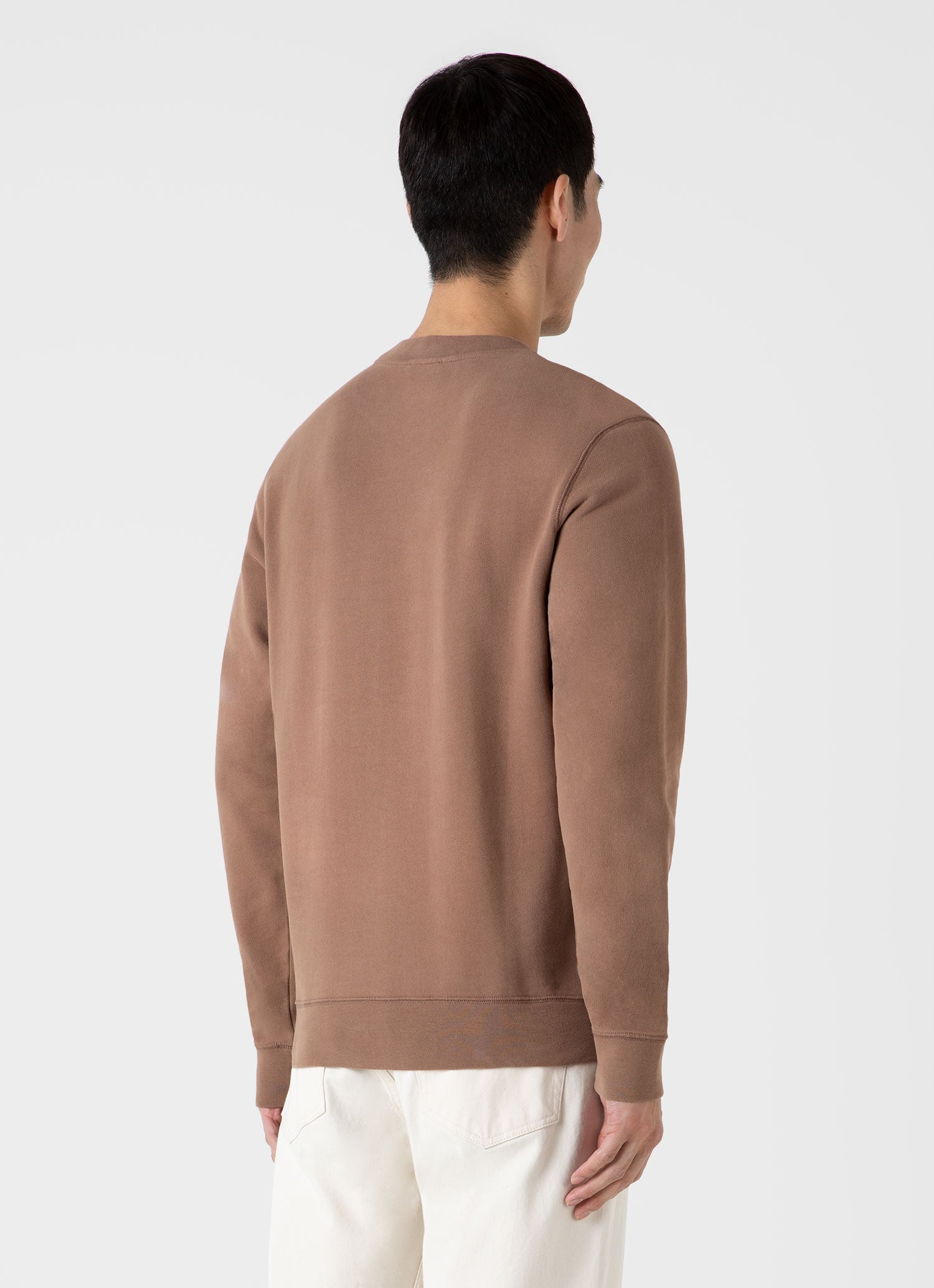 Men's Loopback Sweatshirt in Dark Sand