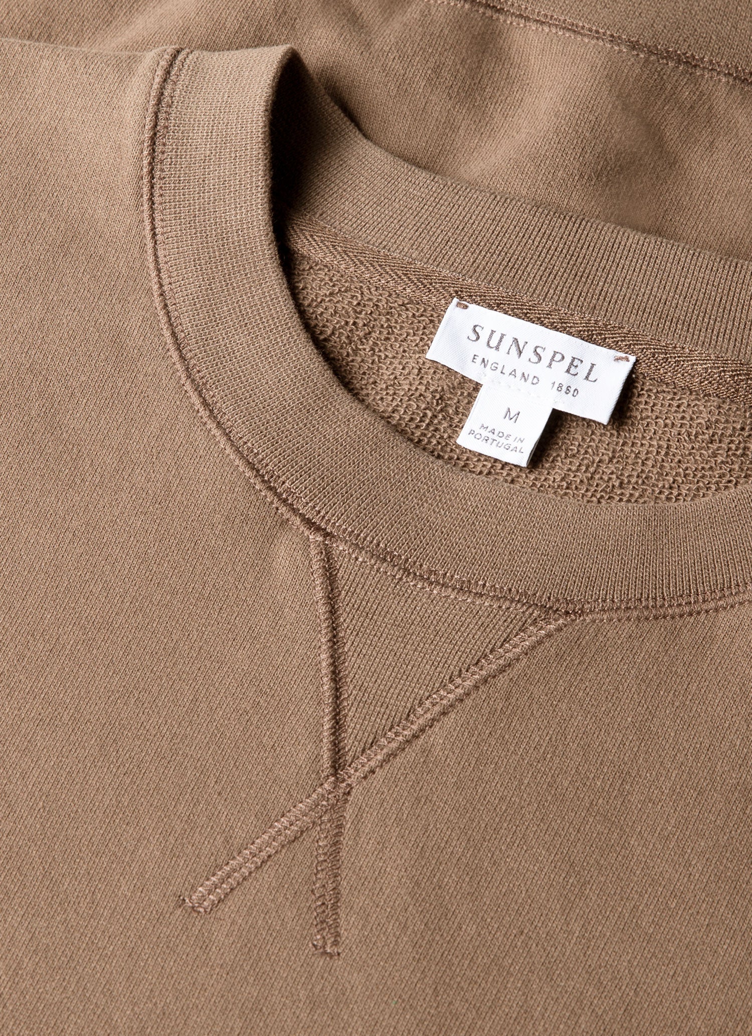 Men's Loopback Sweatshirt in Dark Cedar | Sunspel