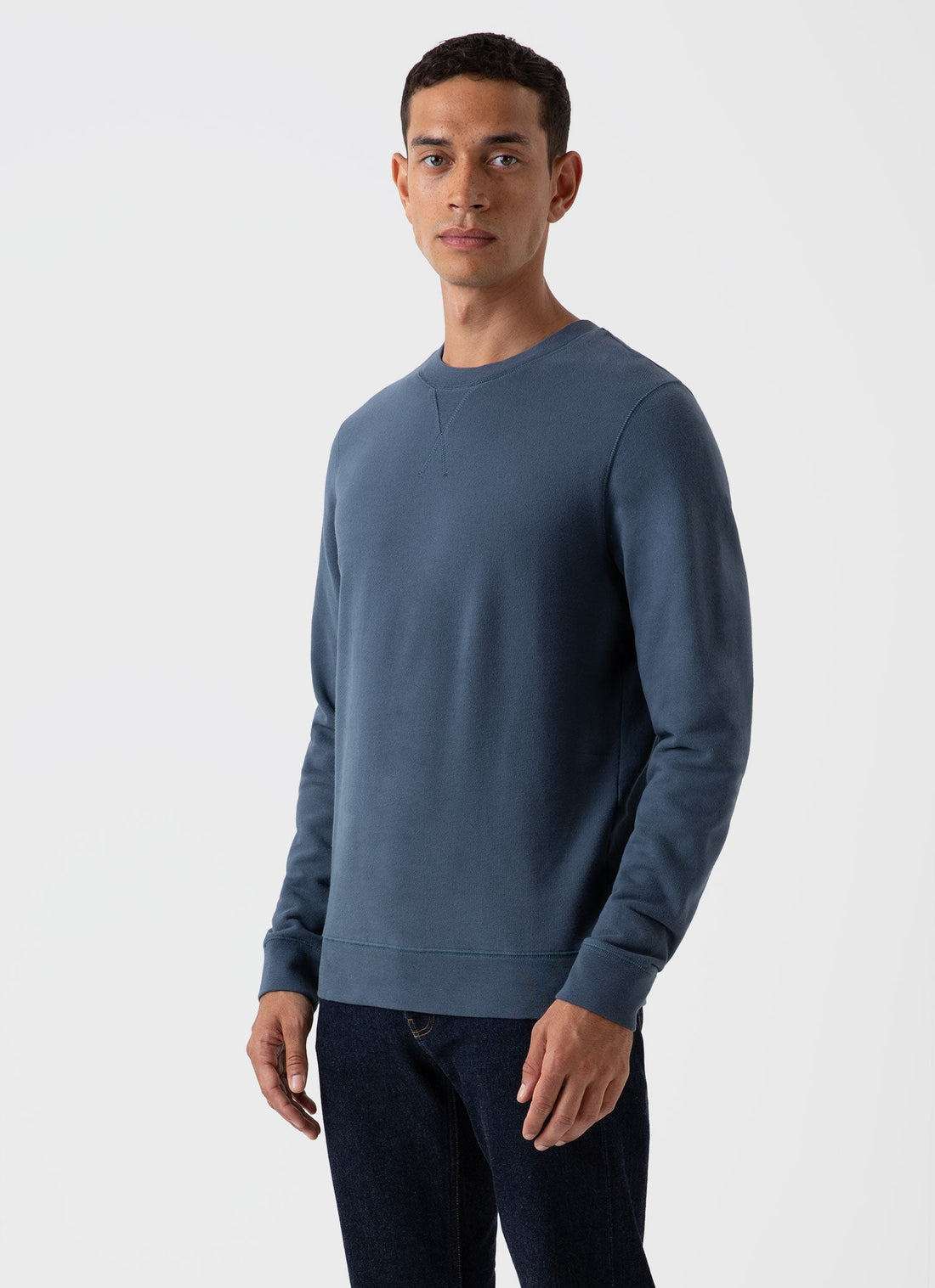 Men's Loopback Sweatshirt in Shale Blue