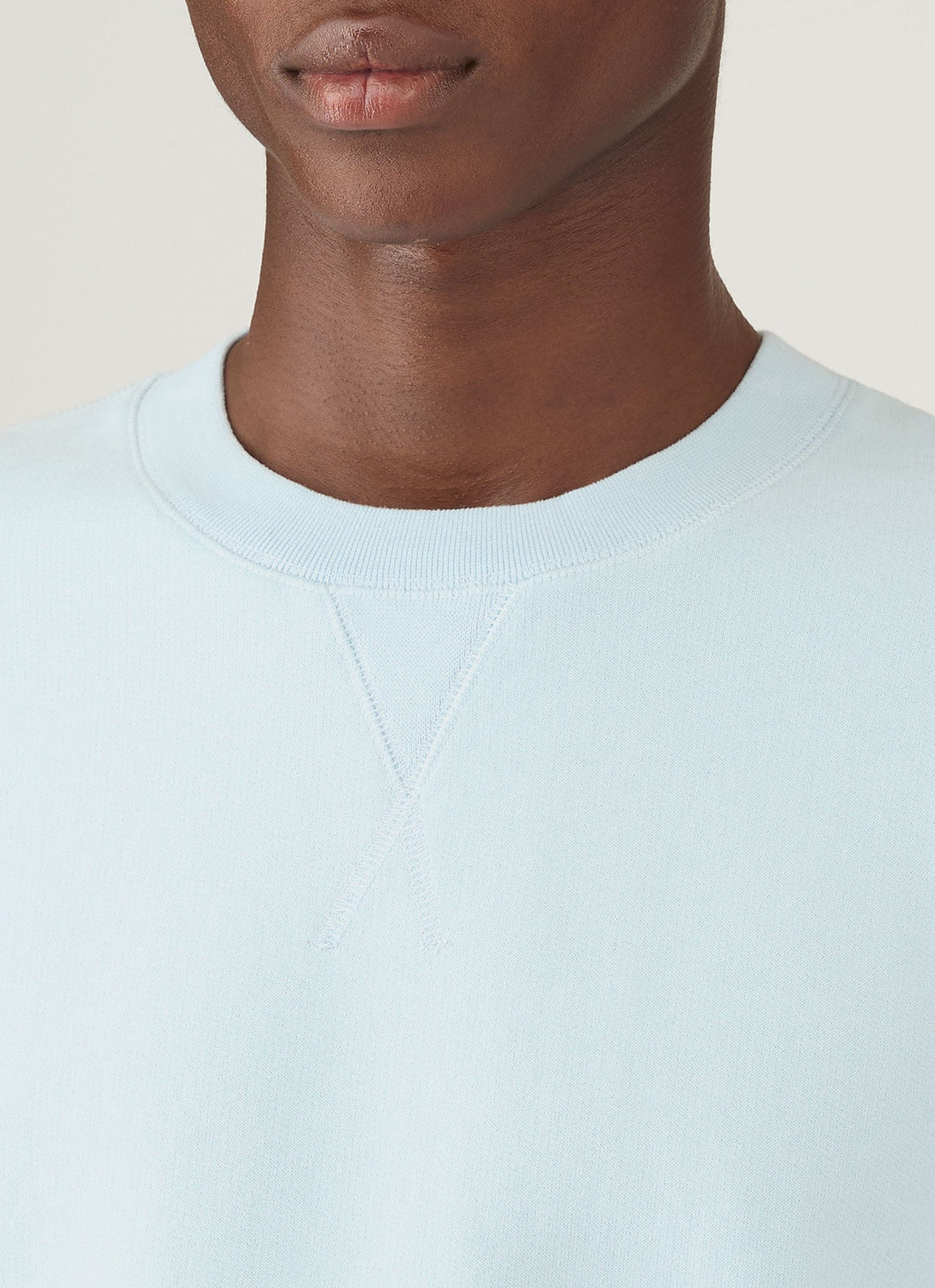 Men's Loopback Sweatshirt in Frost Blue
