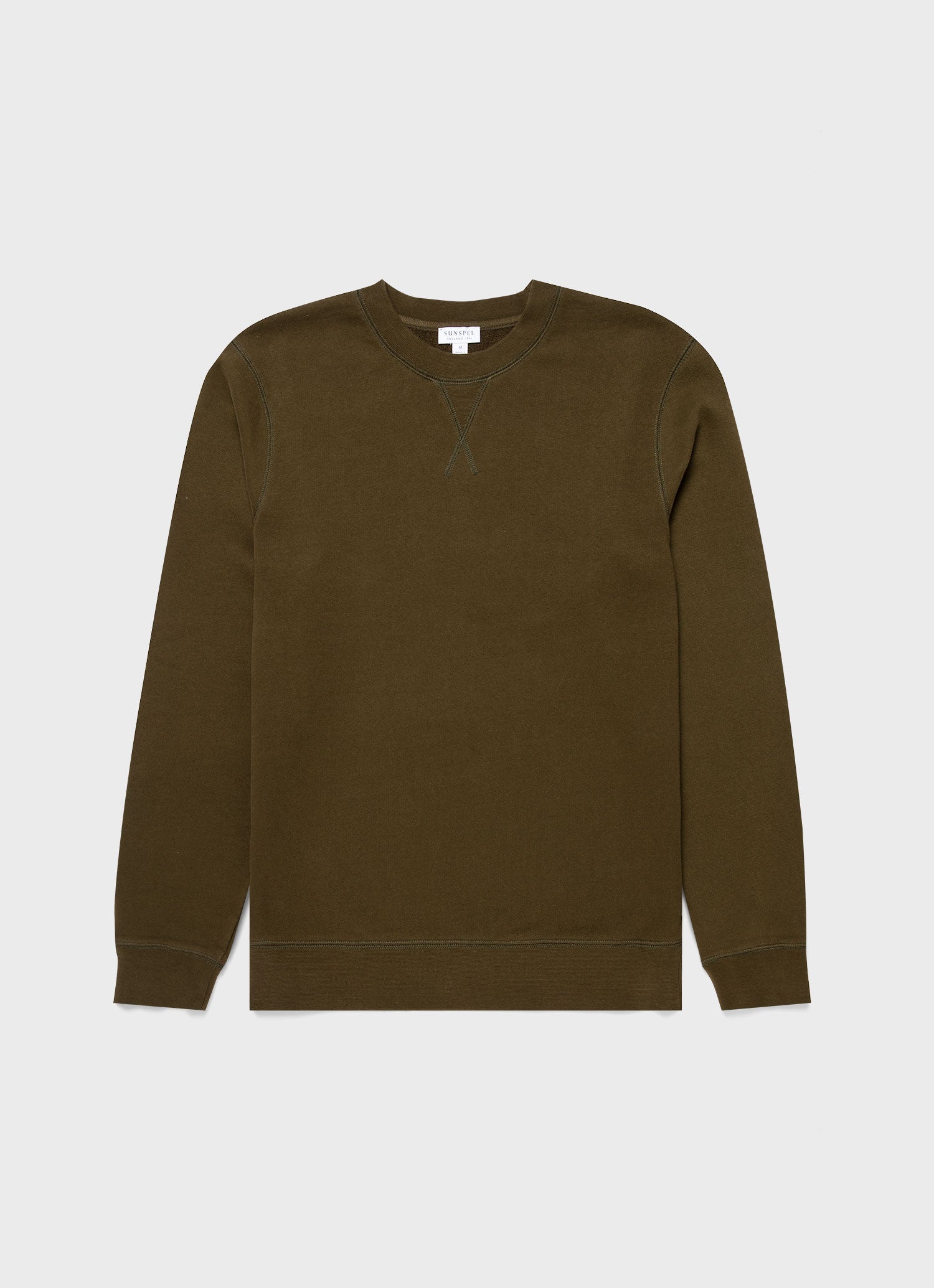 Men's Loopback Sweatshirt in Dark Moss