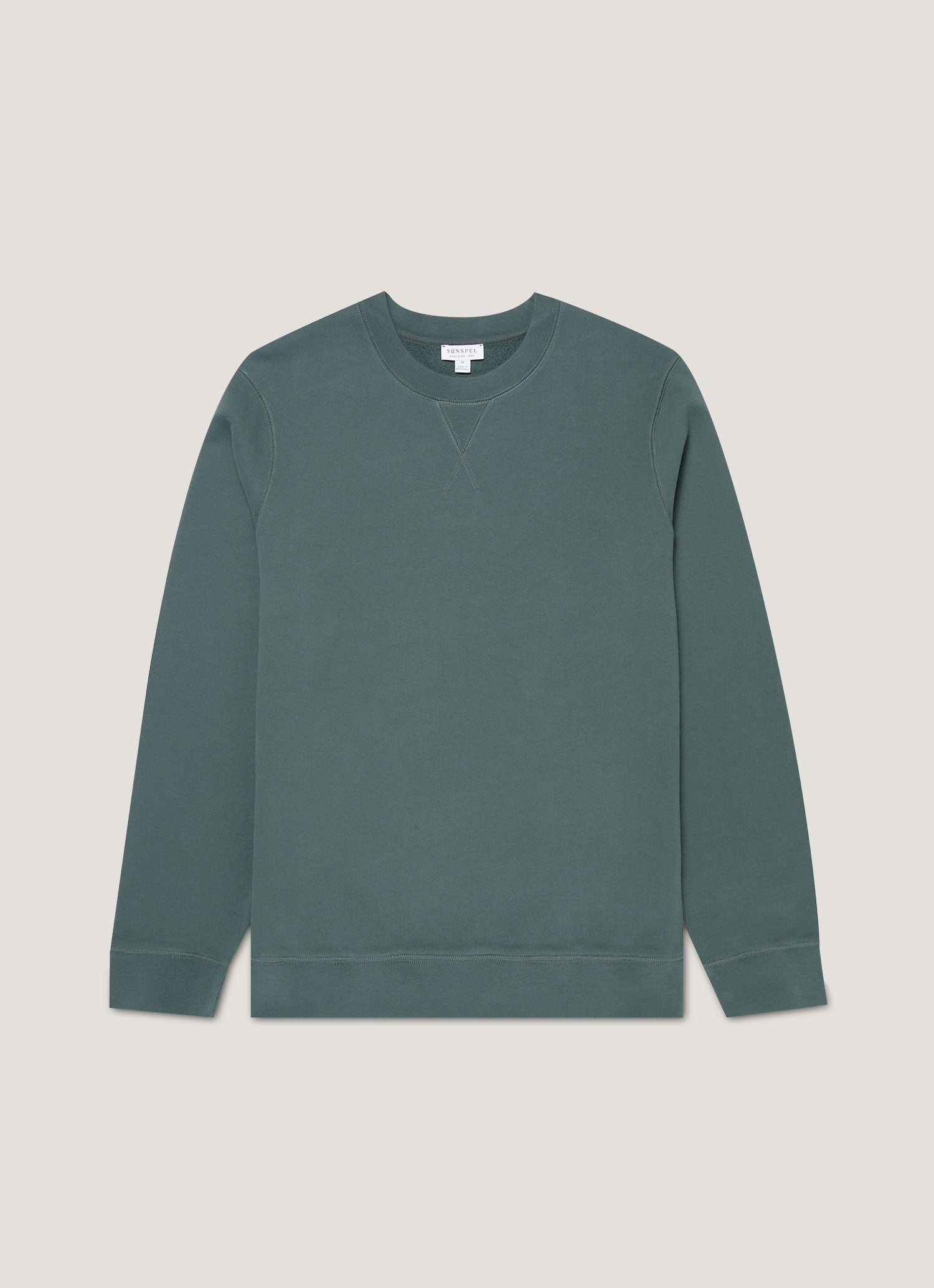 Men's Loopback Sweatshirt in Dark Petrol | Sunspel