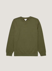 Men's Loopback Sweatshirt in Deep Olive