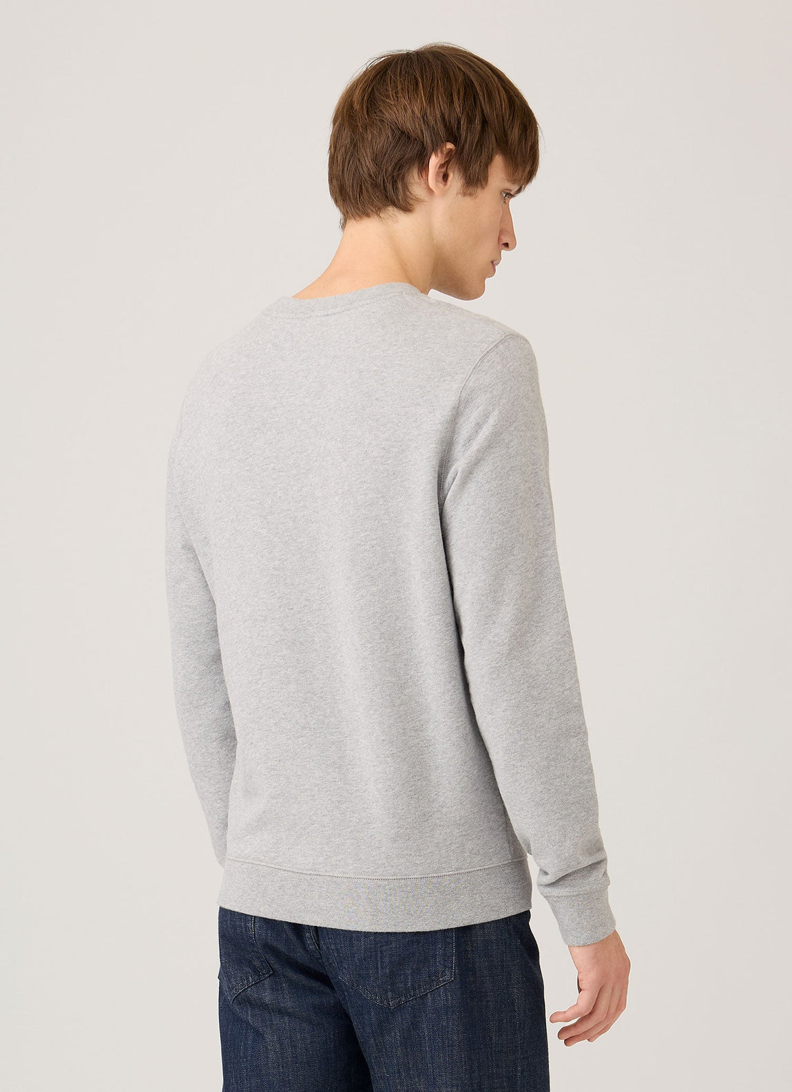 Men's Loopback Sweatshirt in Grey Melange