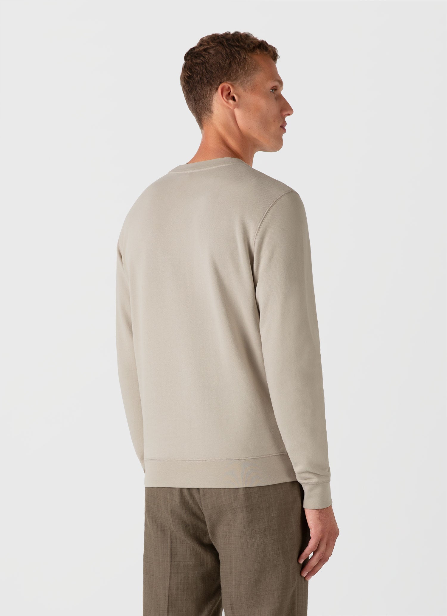 Men's Loopback Sweatshirt in Ash Grey