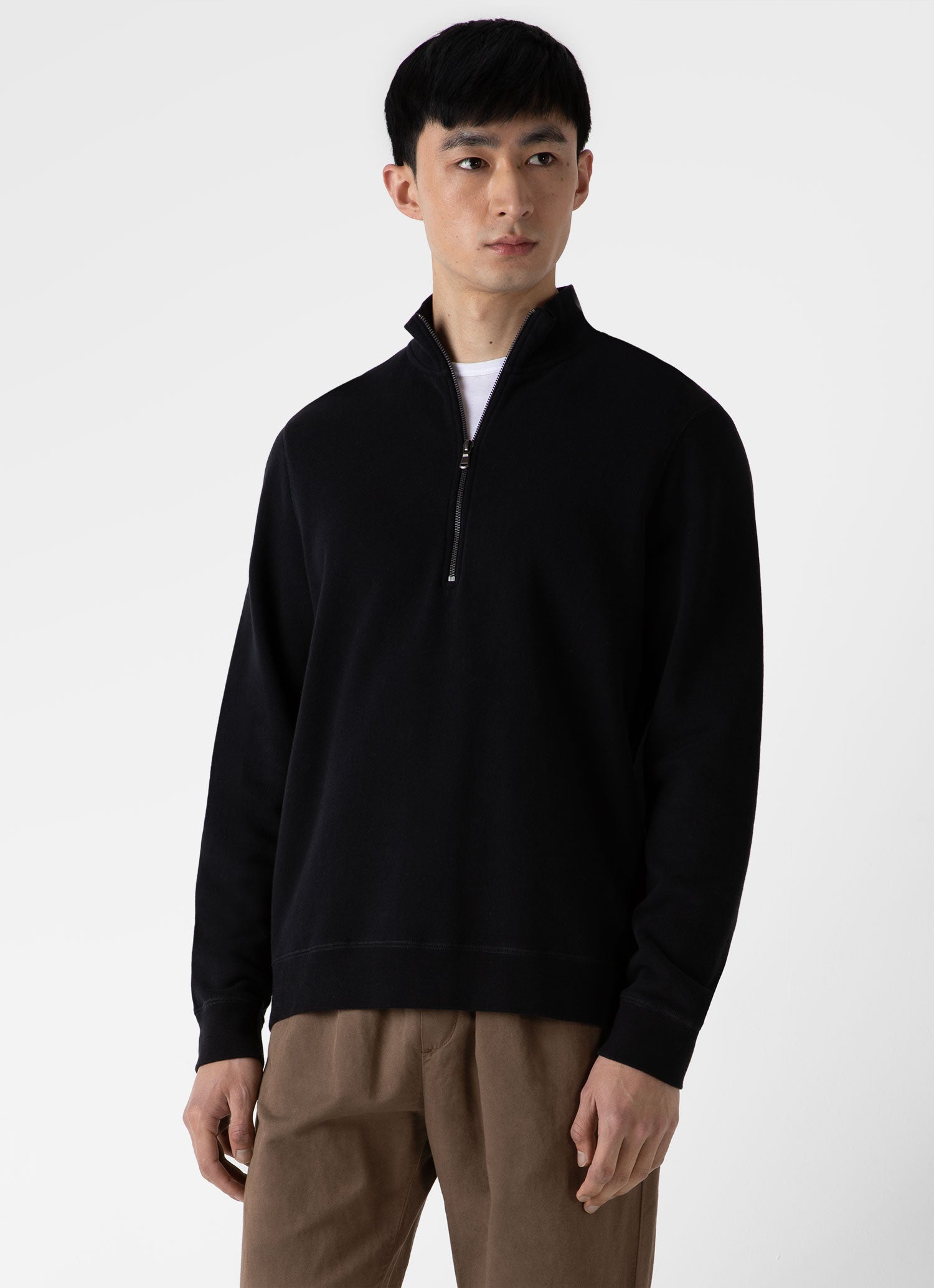 Mens half best sale zip sweatshirt