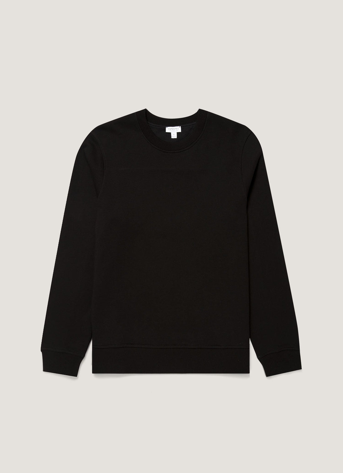 Men's Supima Loopback Sweatshirt in Black