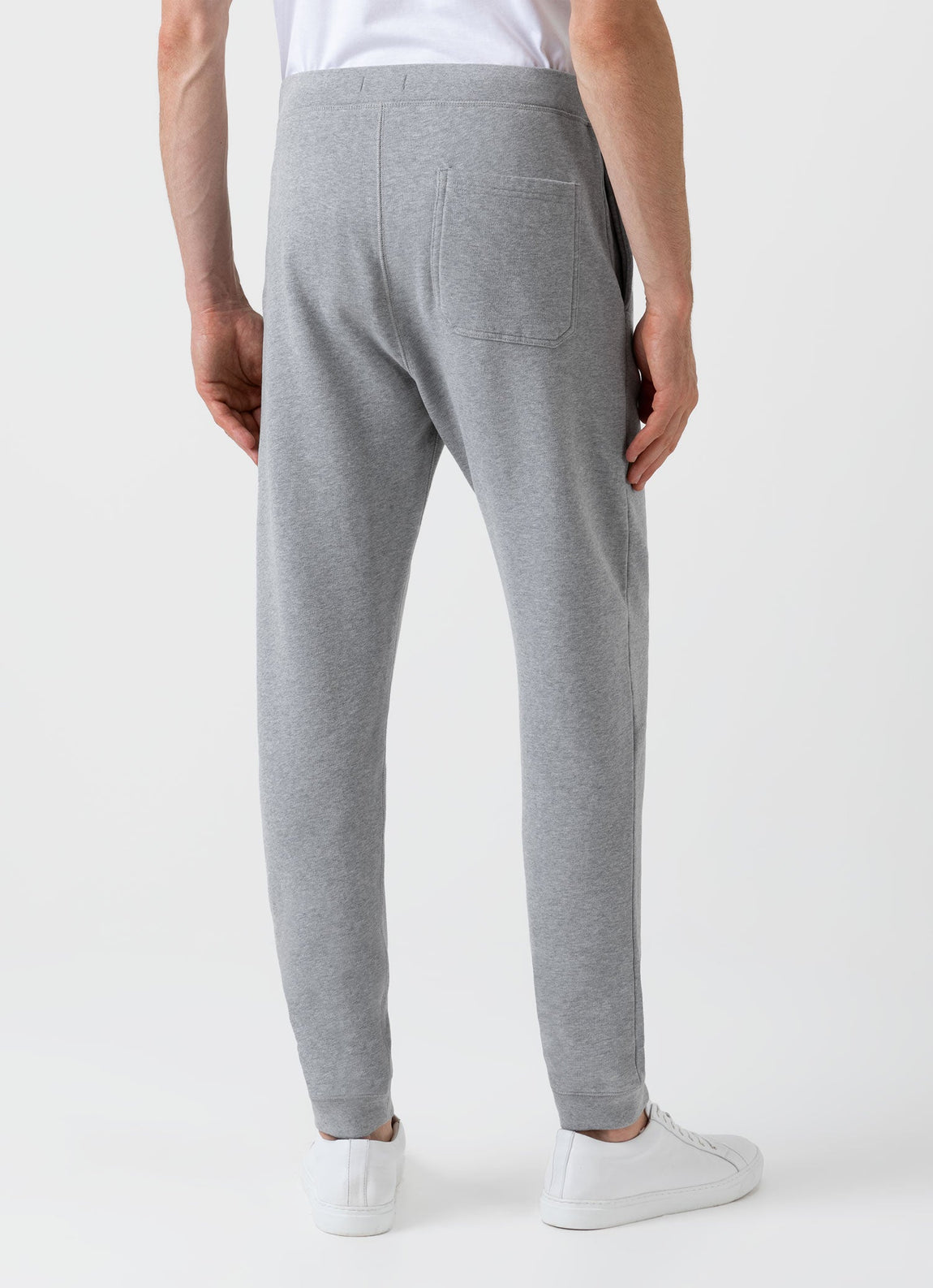 Grey Cotton Sweatpants Cuffed Sweatpants Women's Joggers Sustainable Joggers  