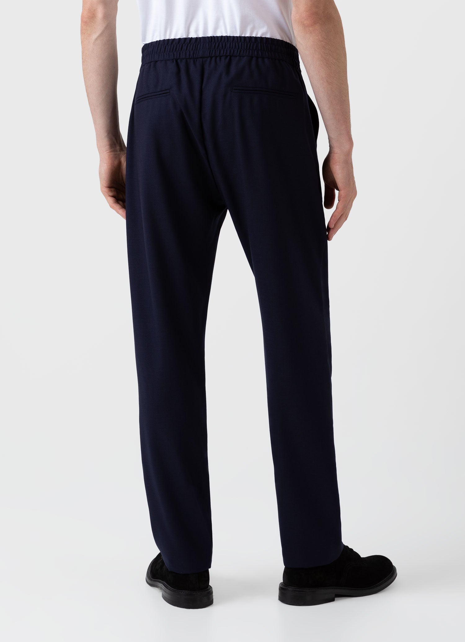 Men's Drawstring Trouser in Navy