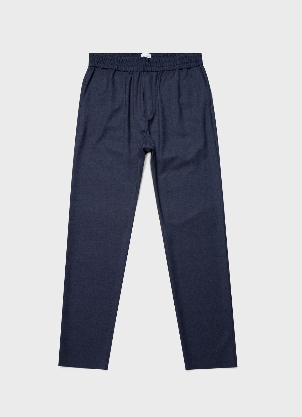 Men's Drawstring Trouser in Blue Melange