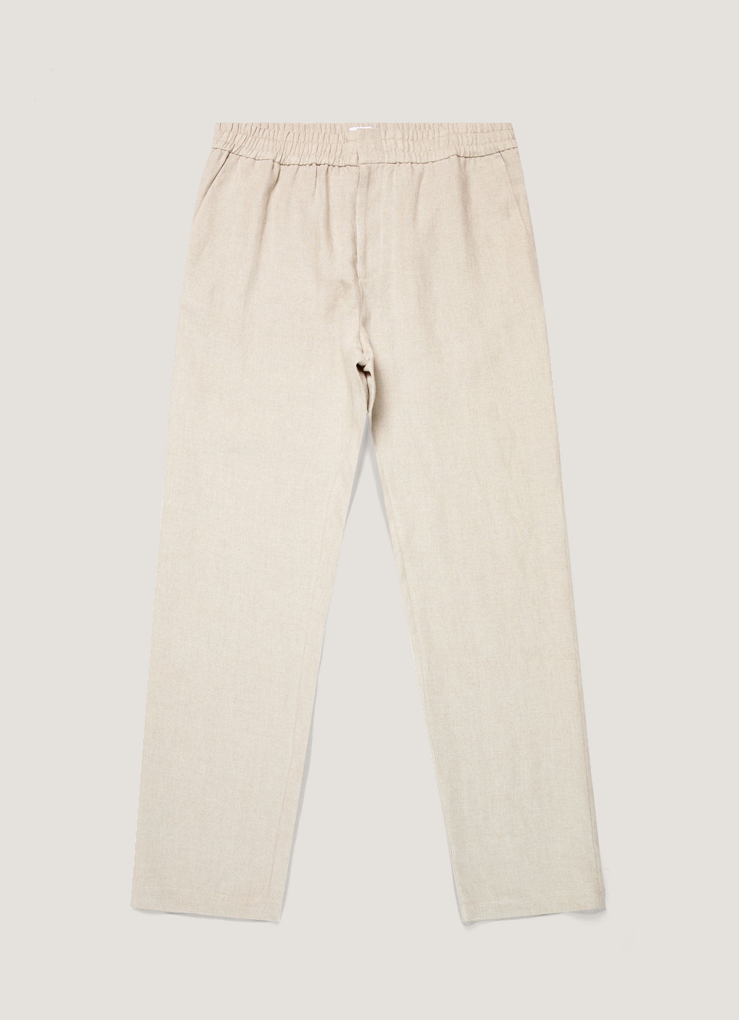 Men's Linen Drawstring Trouser in Sand