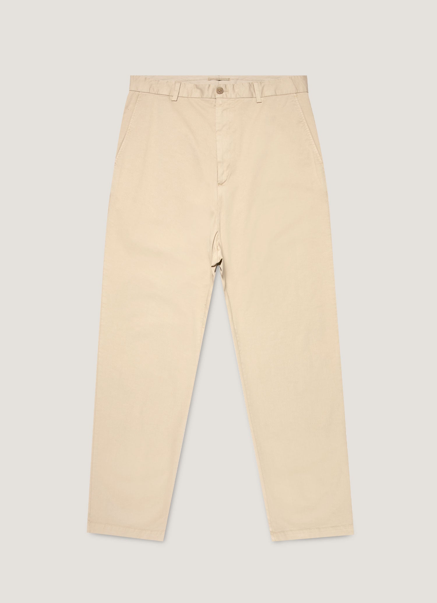 Men's Regular Fit Chino in Light Stone