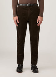 Men's Corduroy Trouser in Coffee