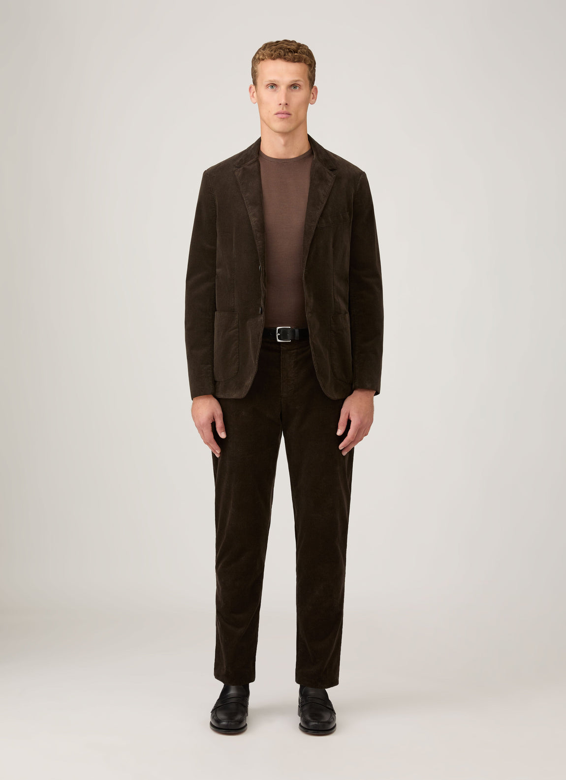 Men's Corduroy Trouser in Coffee