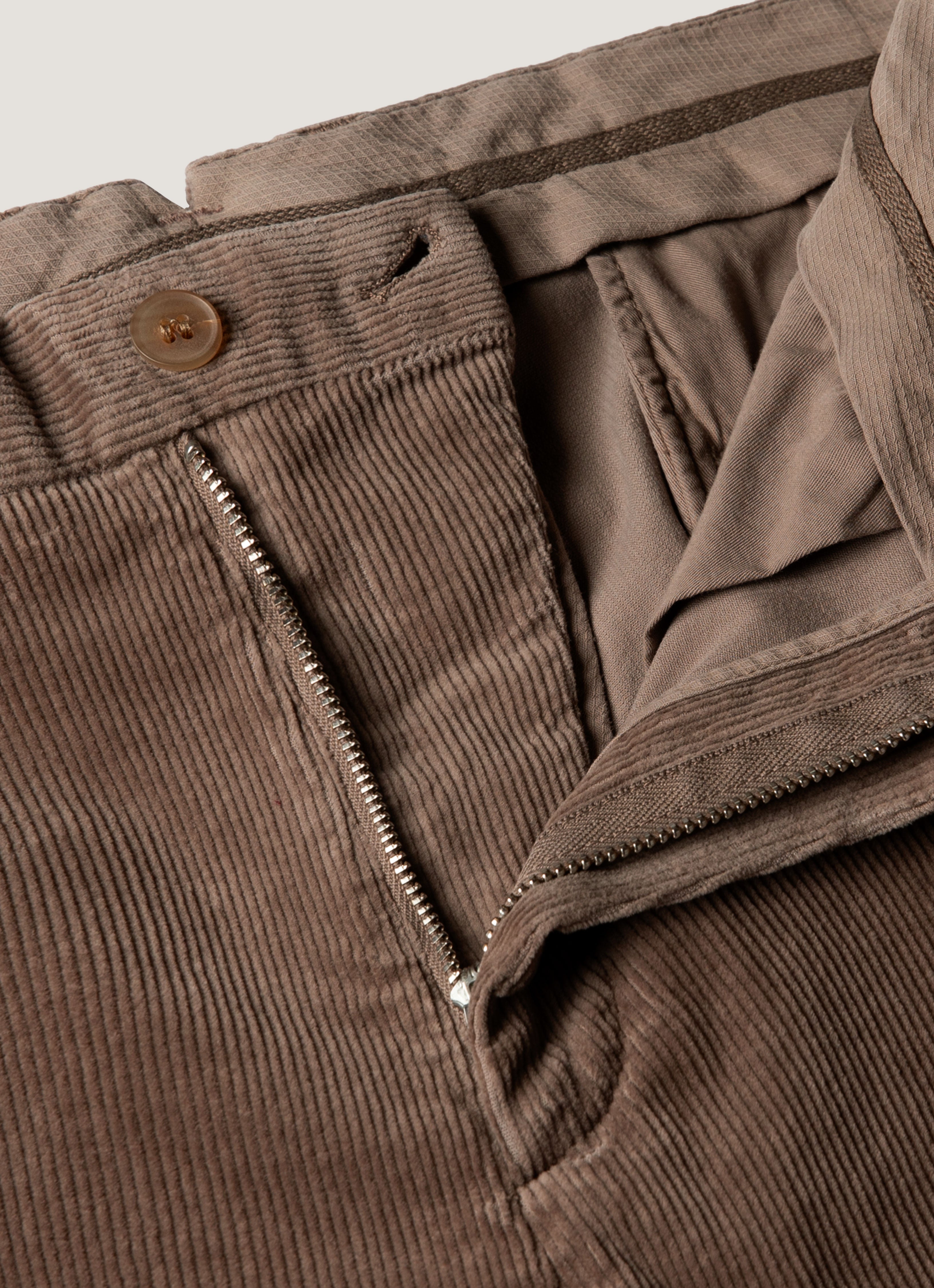 Men's Corduroy Trouser in Bark | Sunspel