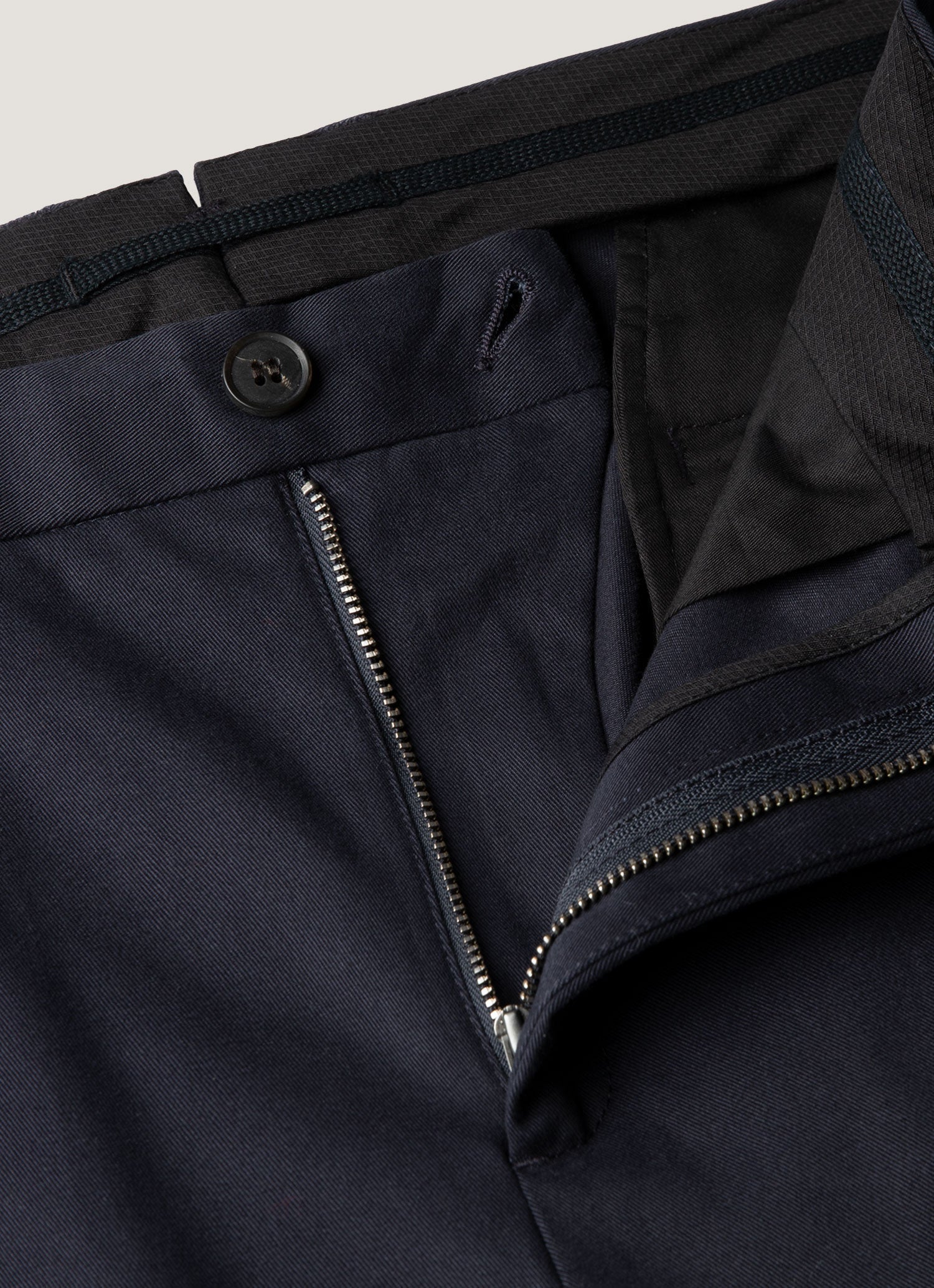 Men's Cotton Drill Trouser in Navy | Sunspel