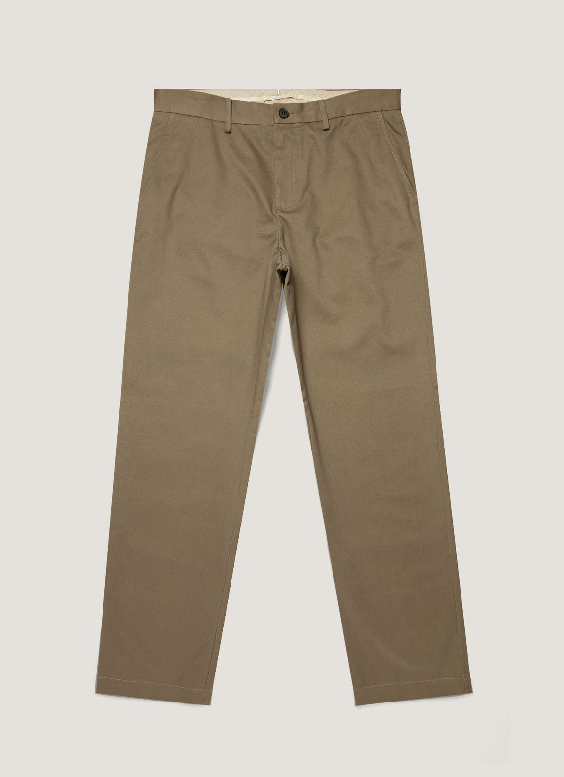Men's Cotton Drill Trouser in Dark Stone
