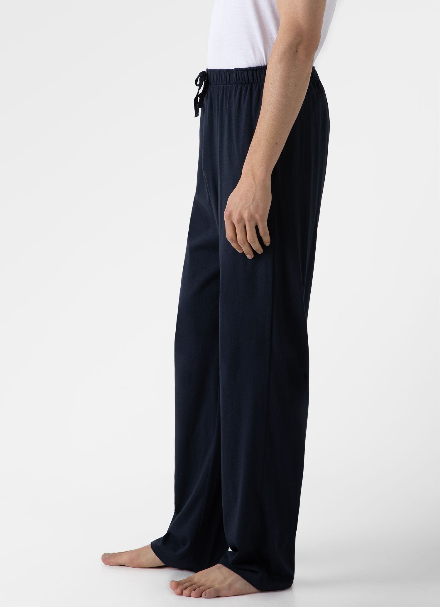 Men s Cotton Modal Lounge Pant in Navy Sunspel